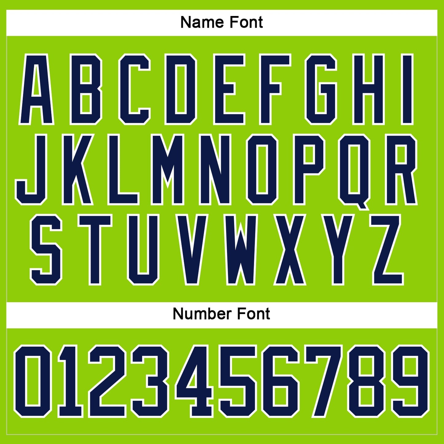 Custom Neon Green Navy-White Hockey Lace Neck Jersey view 5
