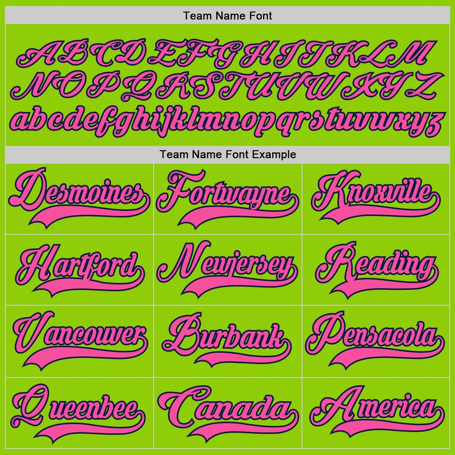Custom Neon Green Pink-Navy Hockey Lace Neck Jersey view 4