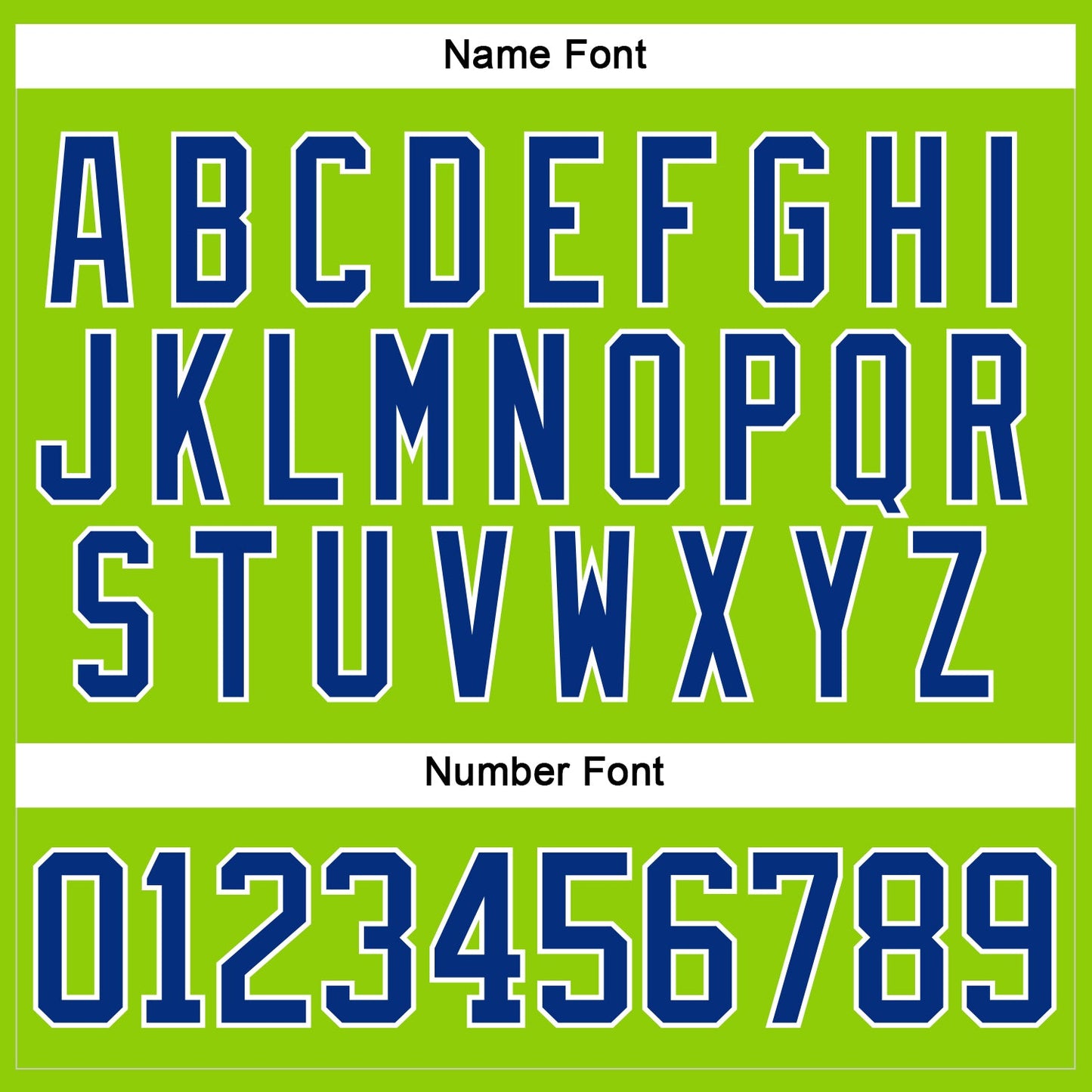 Custom Neon Green Royal-White Hockey Lace Neck Jersey view 5