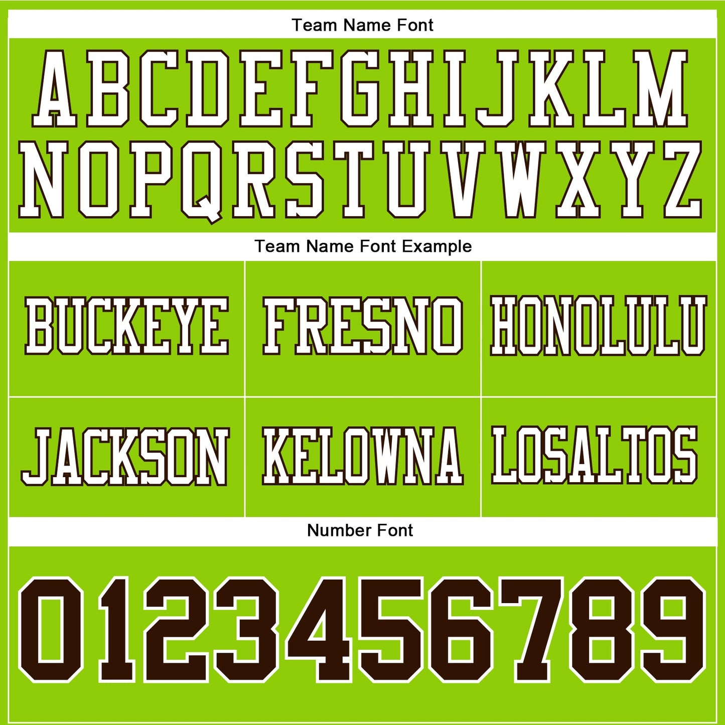 Custom Neon Green Brown-White Authentic Football Jersey view 4