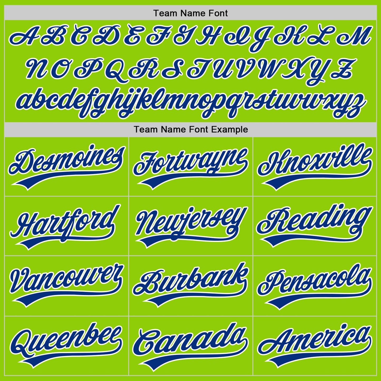 Custom Stitched Neon Green Royal-White Baseball Pullover Sweatshirt Hoodie view 3