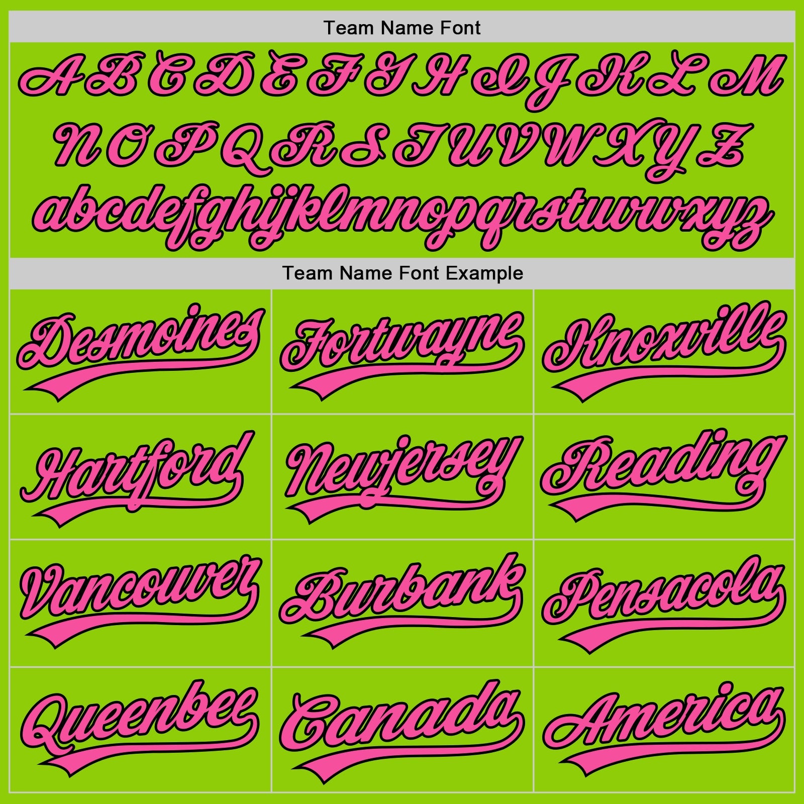Custom Stitched Neon Green Pink-Black Baseball Pullover Sweatshirt Hoodie view 3