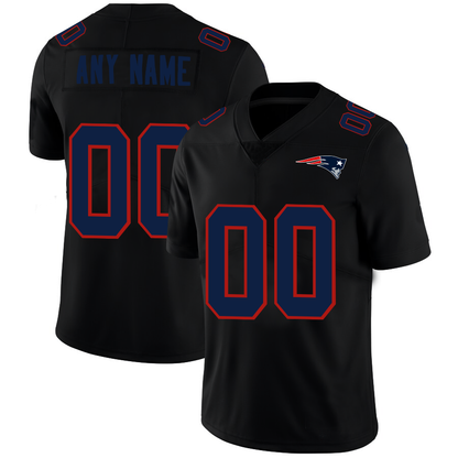 Custom NE.Patriots Football Jerseys Black American Stitched Name And Number Size S to 6XL Christmas Birthday Gift - Main View