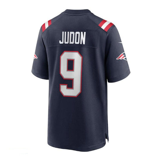 NE.Patriots #9 Matthew Judon Navy Game Player Jersey Stitched American Football Jerseys - Main View