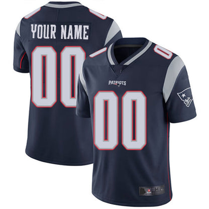 Custom NE.Patriots  Navy Vapor Untouchable Player Limited Jersey Stitched American Football Jerseys - Main View