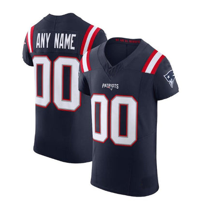 Custom NE.Patriots Navy Vapor F.U.S.E. Elite Jersey Stitched American Football Jerseys - Main View