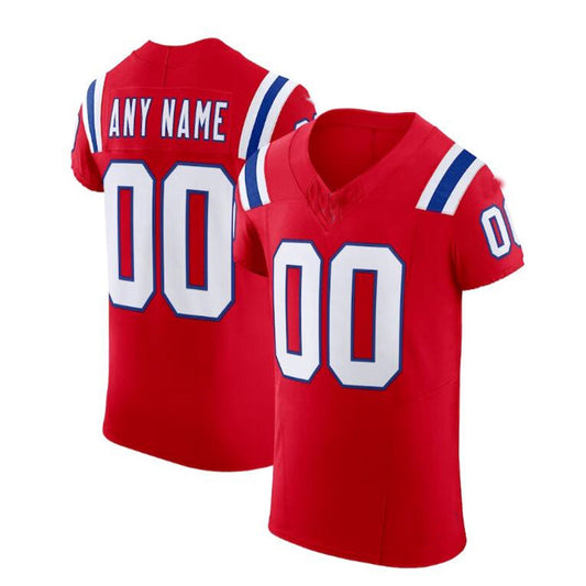 Custom NE.Patriots Red Vapor F.U.S.E. Elite Jersey Stitched American Football Jerseys - Main View