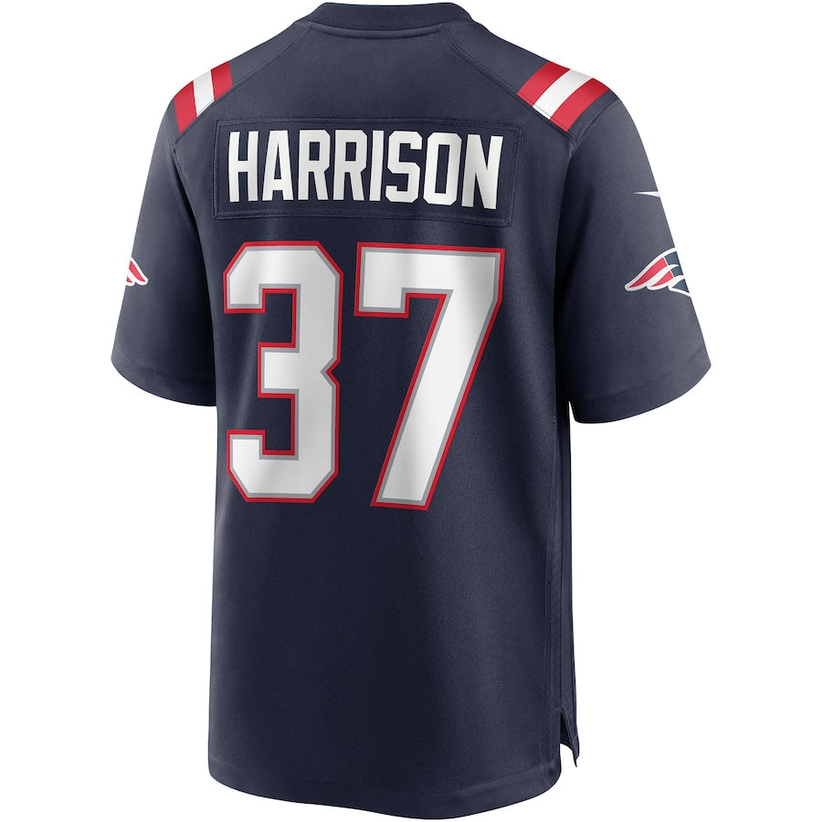 NE.Patriots #37 Rodney Harrison Navy Game Retired Player Jersey Stitched American Football Jerseys - Main View