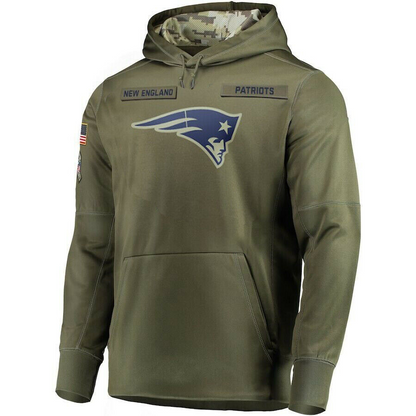 NE.Patriots 2024 Salute To Service Club Pullover Hoodie Cheap sale Birthday and Christmas gifts Stitched American Football Jerseys - Main View