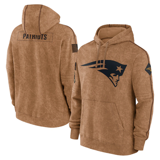 NE.Patriots 2023 Salute To Service Club Pullover Hoodie Cheap sale Birthday and Christmas gifts Stitched American Football Jerseys - Main View