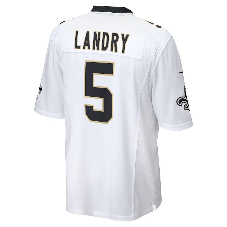 NO.Saints #5 Jarvis Landry White Player Game Jersey Stitched American Football Jerseys - Main View