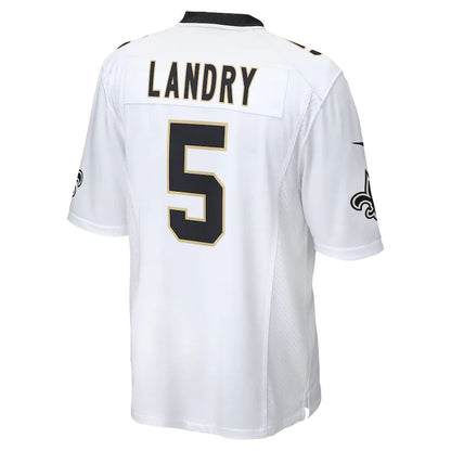 NO.Saints #5 Jarvis Landry White Player Game Jersey Stitched American Football Jerseys - Main View