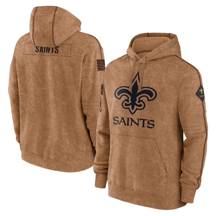 NO.Saints 2023 Salute To Service Club Pullover Hoodie Cheap sale Birthday and Christmas gifts Stitched American Football Jerseys - Main View