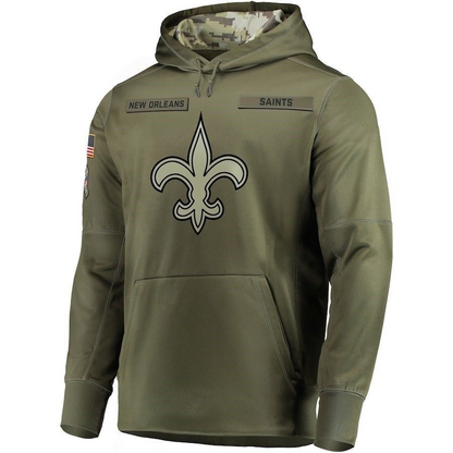 NO.Saints 2024 Salute To Service Club Pullover Hoodie Cheap sale Birthday and Christmas gifts Stitched American Football Jerseys - Main View