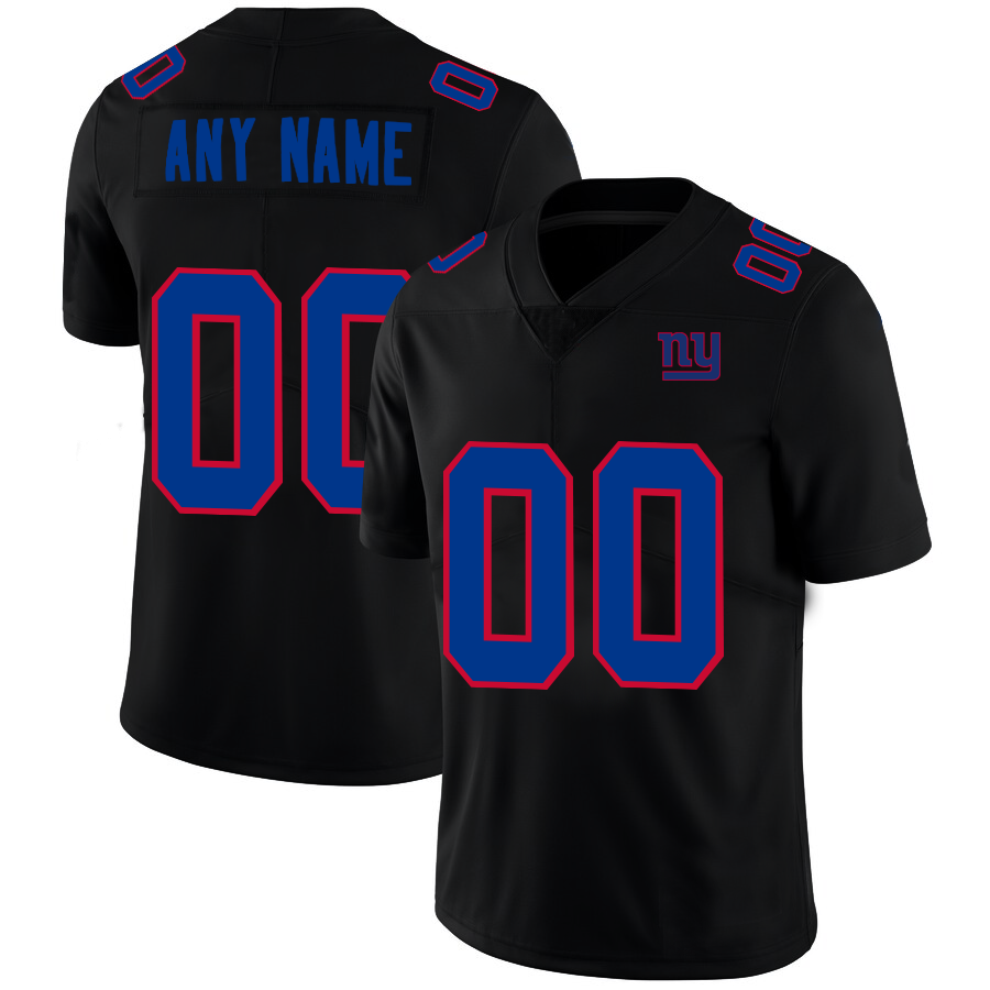 Custom NY.Giants Football Jerseys Black American Stitched Name And Number Size S to 6XL Christmas Birthday Gift - Main View