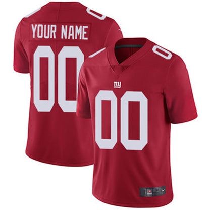 Custom NY.Giants  Alternate Red Vapor Untouchable Limited Jersey Stitched Jersey Stitched American Football Jerseys - Main View