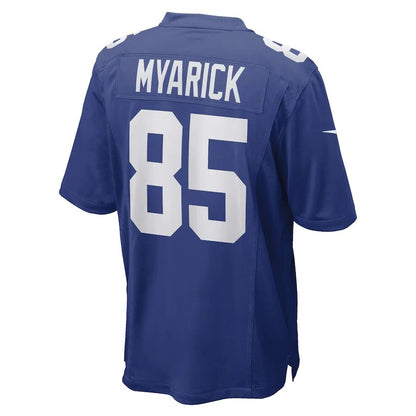 NY.Giants #85 Chris Myarick Royal Game Player Jersey Stitched American Football Jerseys - Main View