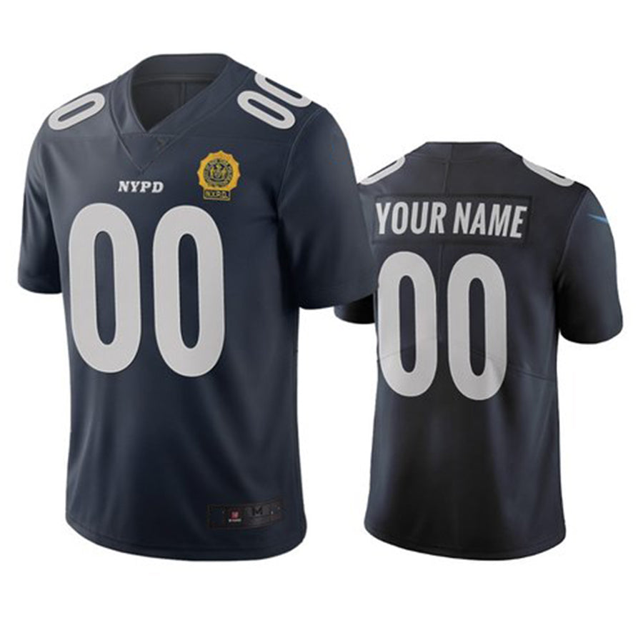 Custom NY.Giants Navy Vapor Limited City Edition Jersey Stitched American Football Jerseys - Main View