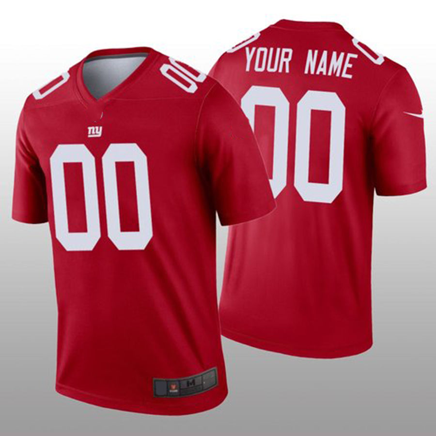 Custom NY.Giants Red Inverted Legend Jersey Stitched American Football Jerseys - Main View