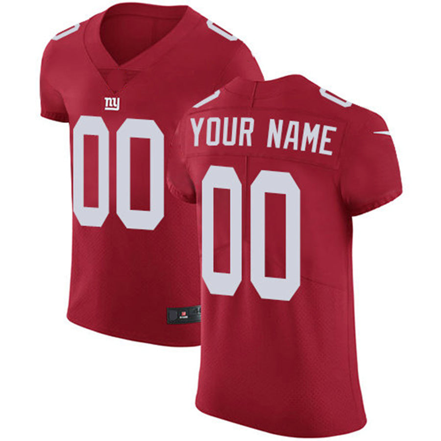 Custom NY.Giants Red Alternate Vapor Untouchable Custom Elite Jersey Stitched American Football Jerseys - Main View