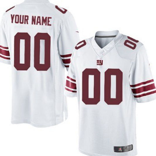Custom NY.Giants White Limited Jersey Stitched American Football Jerseys - Main View