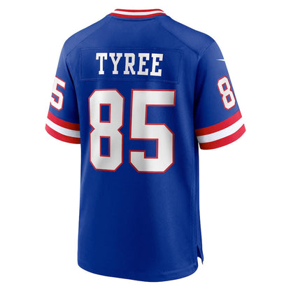 NY.Giants #85 David Tyree Royal Classic Retired Player Game Jersey Stitched American Football Jerseys - Main View