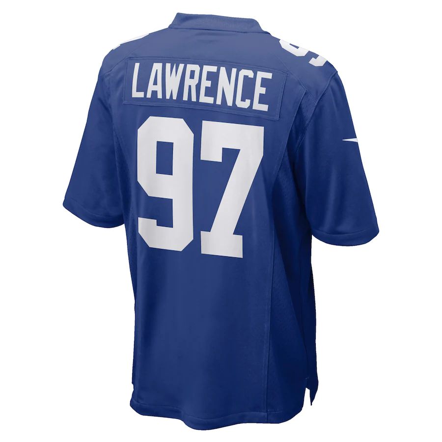 NY.Giants #97 Dexter Lawrence Royal Game Jersey Stitched American Football Jerseys - Main View