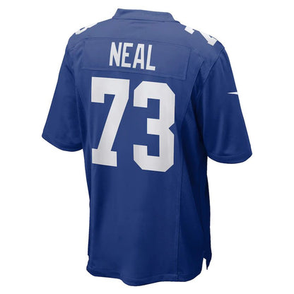 NY.Giants #73 Evan Neal Royal 2022 Draft First Round Pick Player Game Jersey Stitched American Football Jerseys - Main View