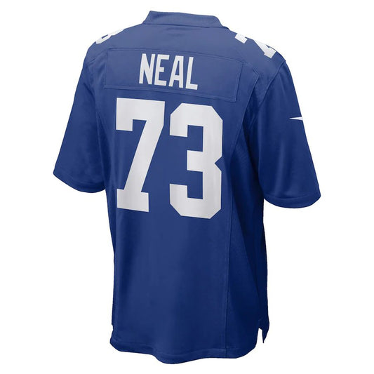 NY.Giants #73 Evan Neal Royal 2022 Draft First Round Pick Player Game Jersey Stitched American Football Jerseys - Main View