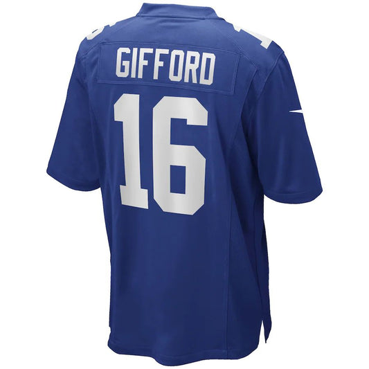 NY.Giants #16 Frank Gifford Royal Game Retired Player Jersey Stitched American Football Jerseys - Main View