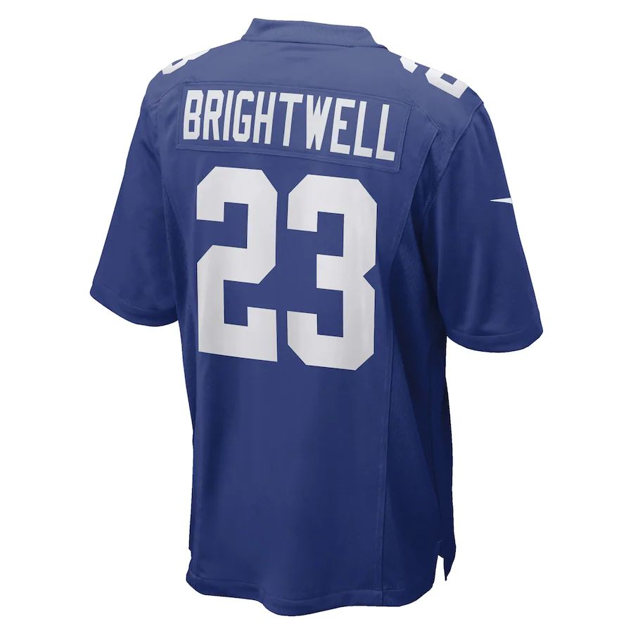 NY.Giants #23 Gary Brightwell Royal Team Game Player Jersey Stitched American Football Jerseys - Main View