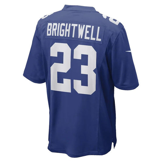 NY.Giants #23 Gary Brightwell Royal Team Game Player Jersey Stitched American Football Jerseys - Main View