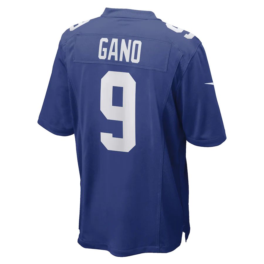 NY.Giants #9 Graham Gano Royal Team Game Player Jersey Stitched American Football Jerseys - Main View