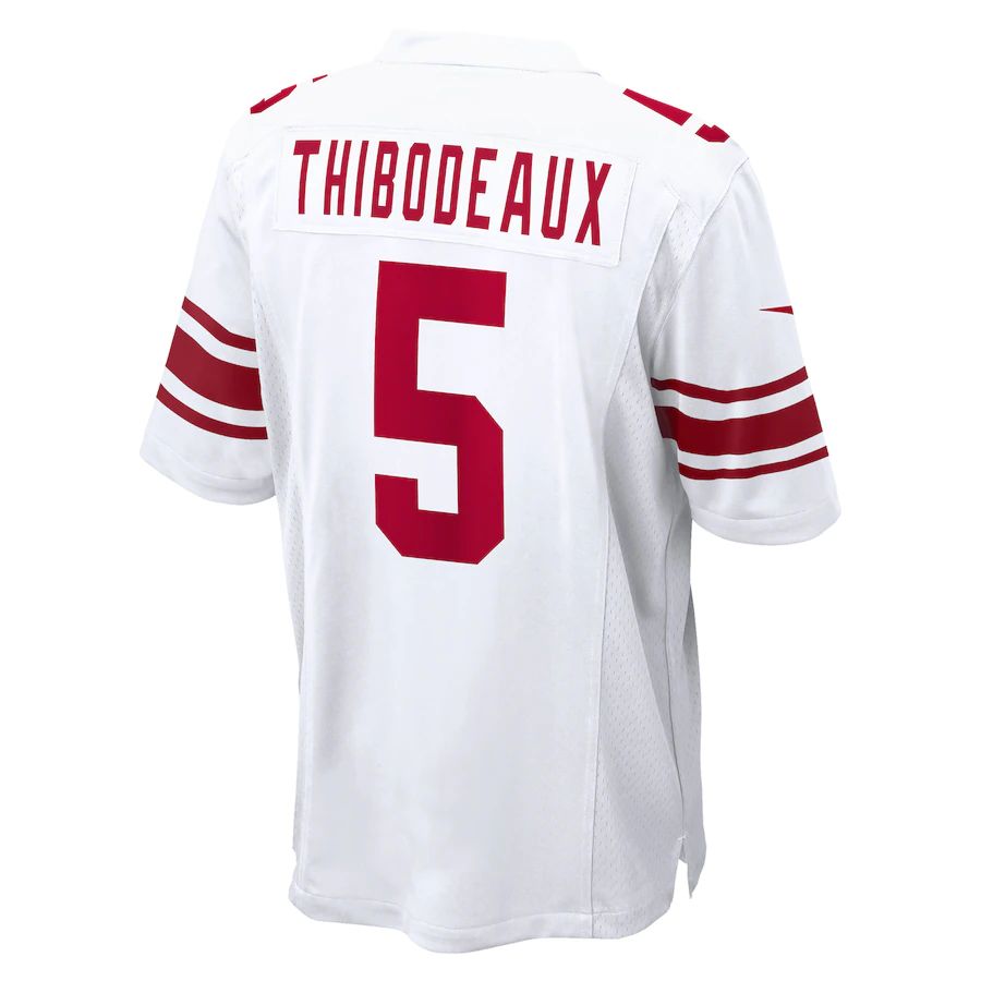 NY.Giants #5 Kayvon Thibodeaux White 2022 Draft First Round Pick Game Jersey Stitched American Football Jerseys - Main View