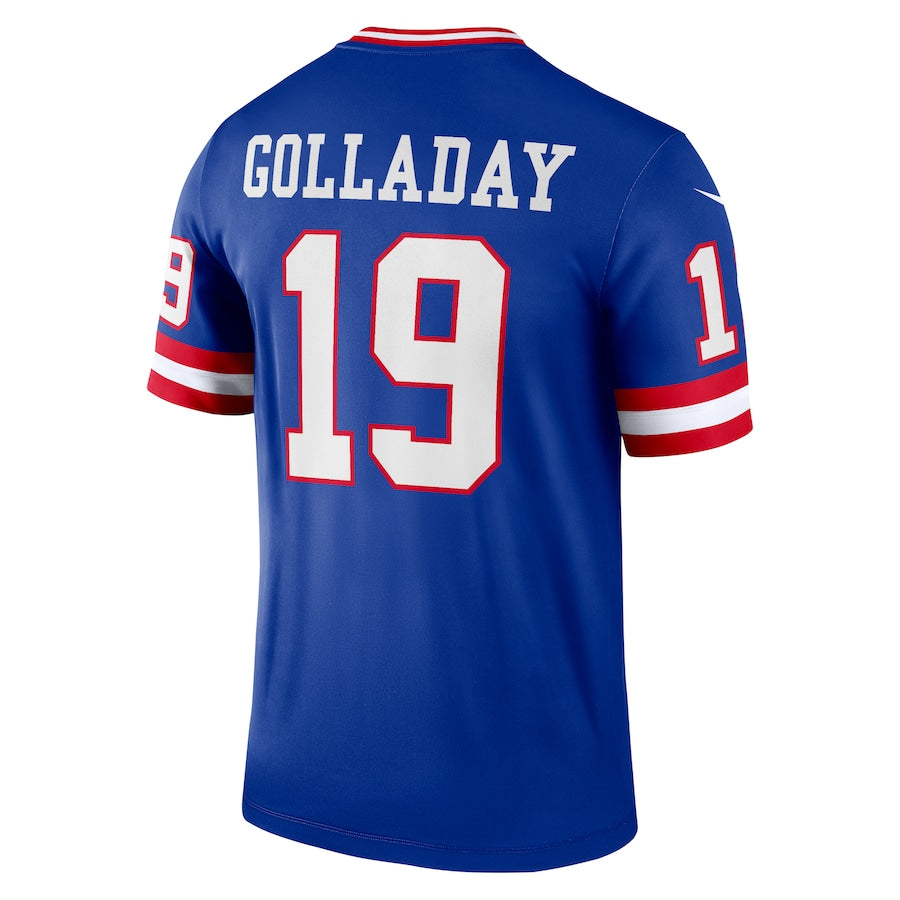 NY.Giants #19 Kenny Golladay Royal Classic Player Legend Jersey Stitched American Football Jerseys - Main View