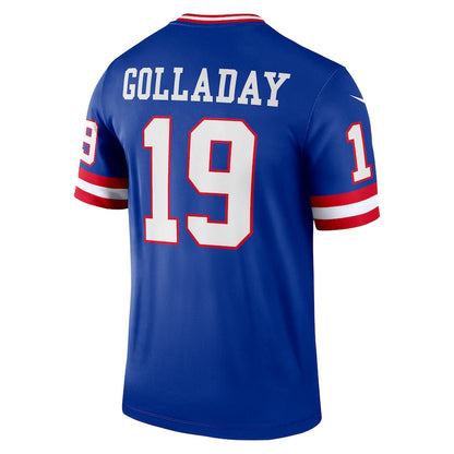 NY.Giants #19 Kenny Golladay Royal Classic Player Legend Jersey Stitched American Football Jerseys - Main View
