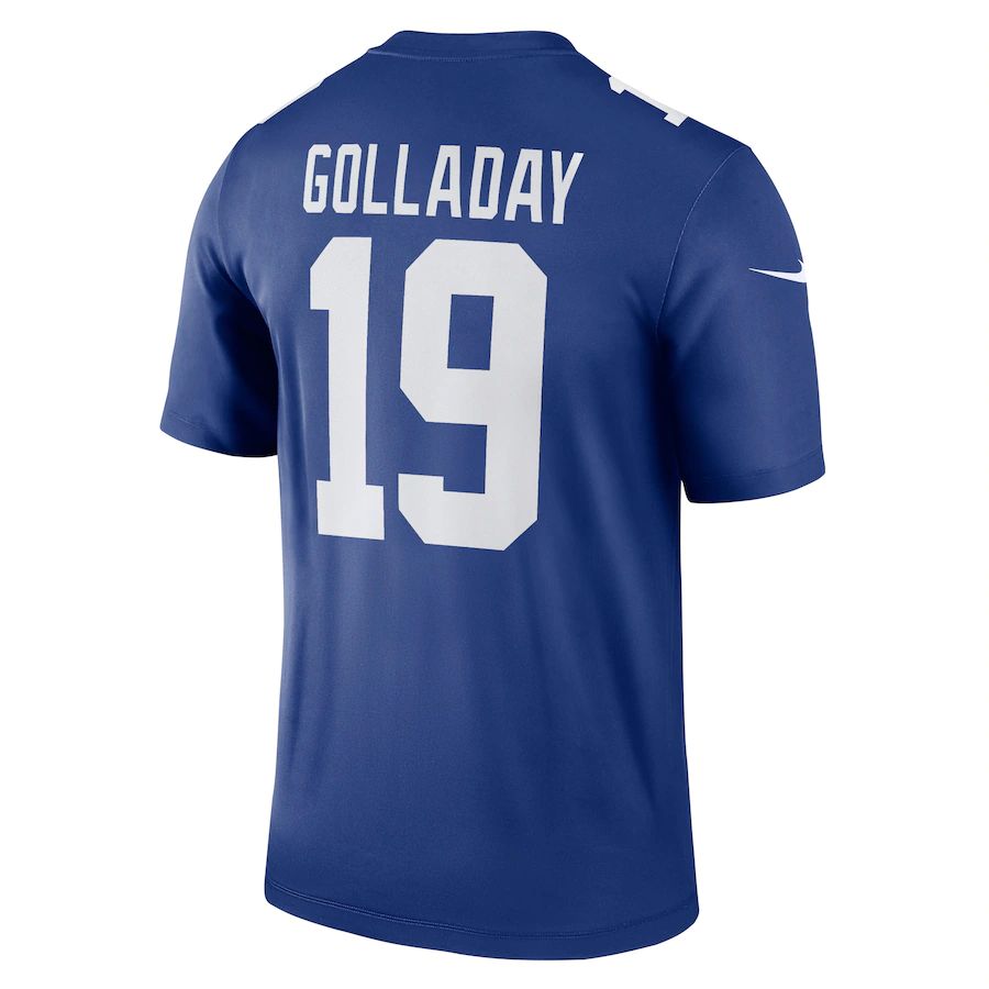 NY.Giants #19 Kenny Golladay Royal Legend Jersey Stitched American Football Jerseys - Main View
