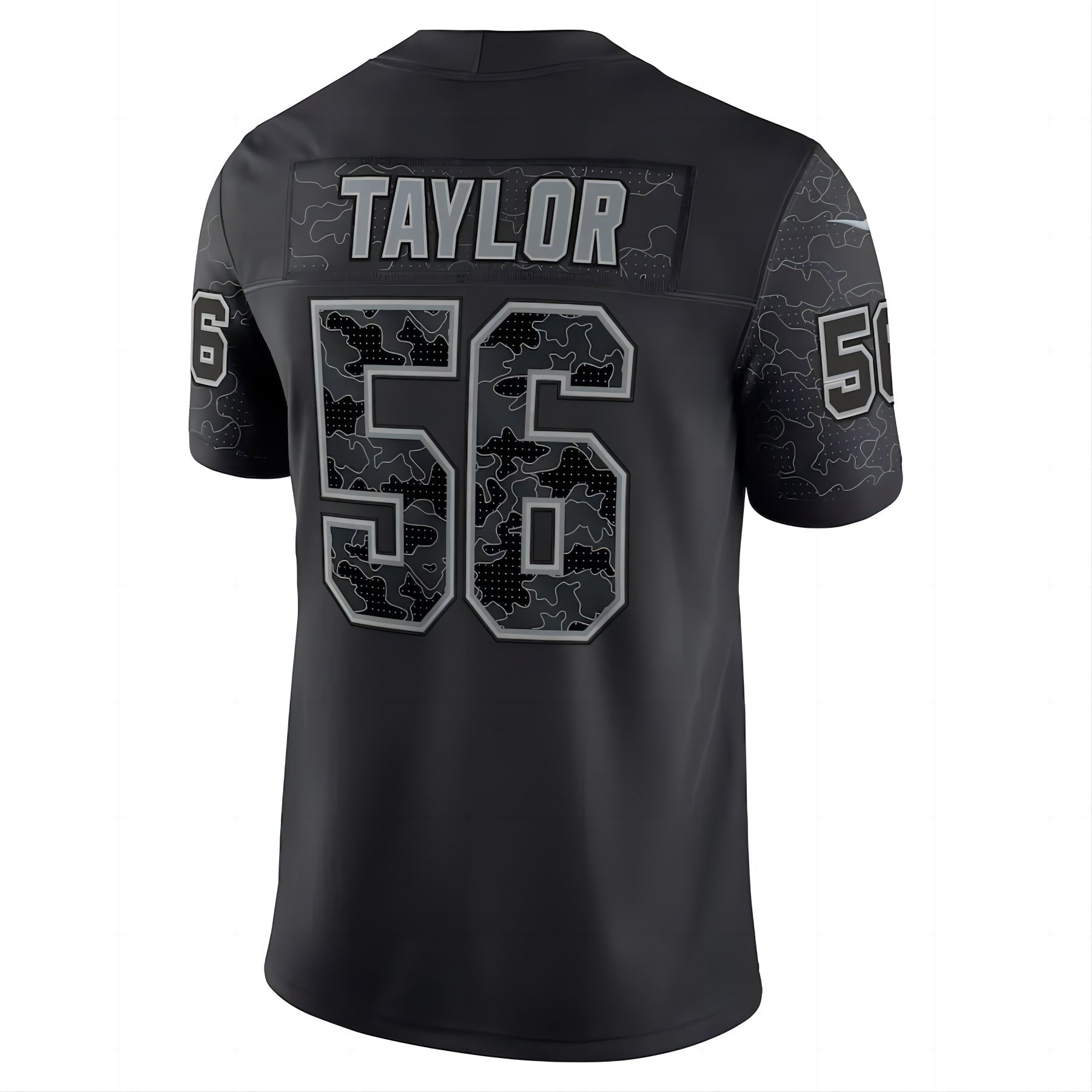 NY.Giants #56 Lawrence Taylor Black Retired Player RFLCTV Limited Jersey Stitched American Football Jerseys - Main View