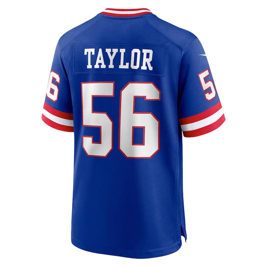 NY.Giants #56 Lawrence Taylor Royal Classic Retired Player Game Jersey Stitched American Football Jerseys - Main View
