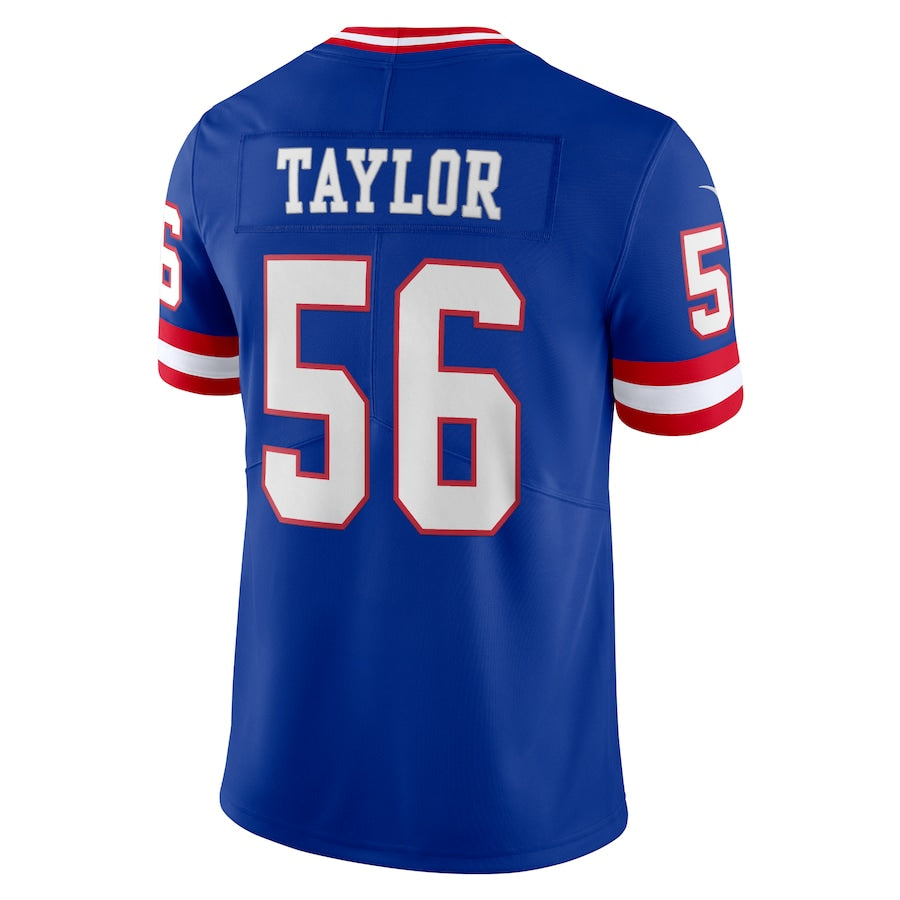 NY.Giants #56 Lawrence Taylor Royal Classic Vapor Limited Player Jersey Stitched American Football Jerseys - Main View