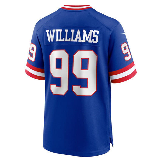 NY.Giants #99 Leonard Williams Royal Classic Player Game Jersey Stitched American Football Jerseys - Main View