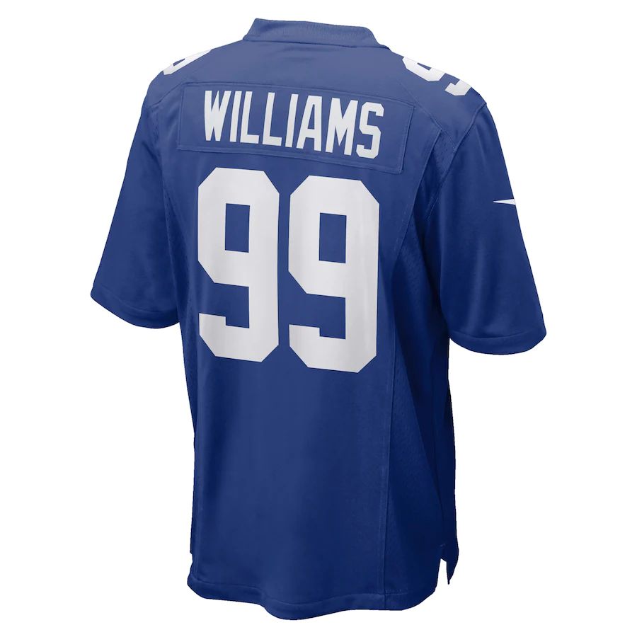 NY.Giants #99 Leonard Williams Royal Game Jersey Stitched American Football Jerseys - Main View