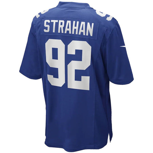 NY.Giants #92 Michael Strahan Royal Game Retired Player Jersey Stitched American Football Jerseys - Main View