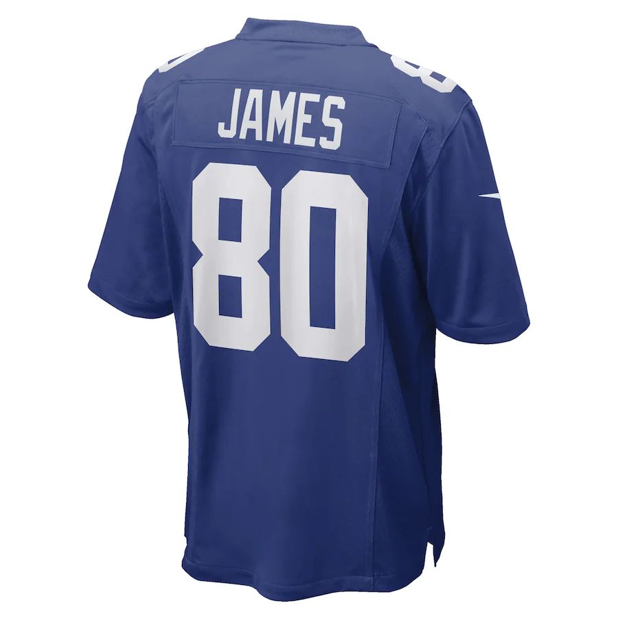 NY.Giants #80 Richie James Royal Game Player Jersey Stitched American Football Jerseys - Main View
