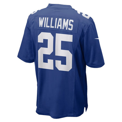 NY.Giants #25 Rodarius Williams Royal Game Player Jersey Stitched American Football Jerseys - Main View