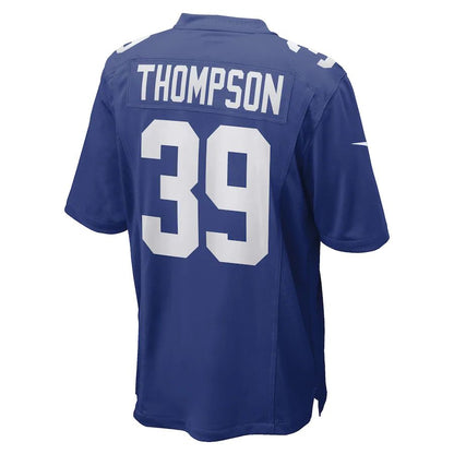 NY.Giants #39 Trenton Thompson Royal Game Player Jersey Stitched American Football Jerseys - Main View