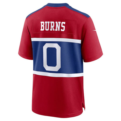 NY.Giants #0 Brian Burns Alternate Player Game Jersey - Century Red American Football Jerseys - Main View
