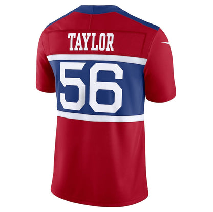 NY.Giants #56 Lawrence Taylor Alternate Vapor F.U.S.E. Retired Player Limited Jersey - Century Red American Football Jerseys - Main View