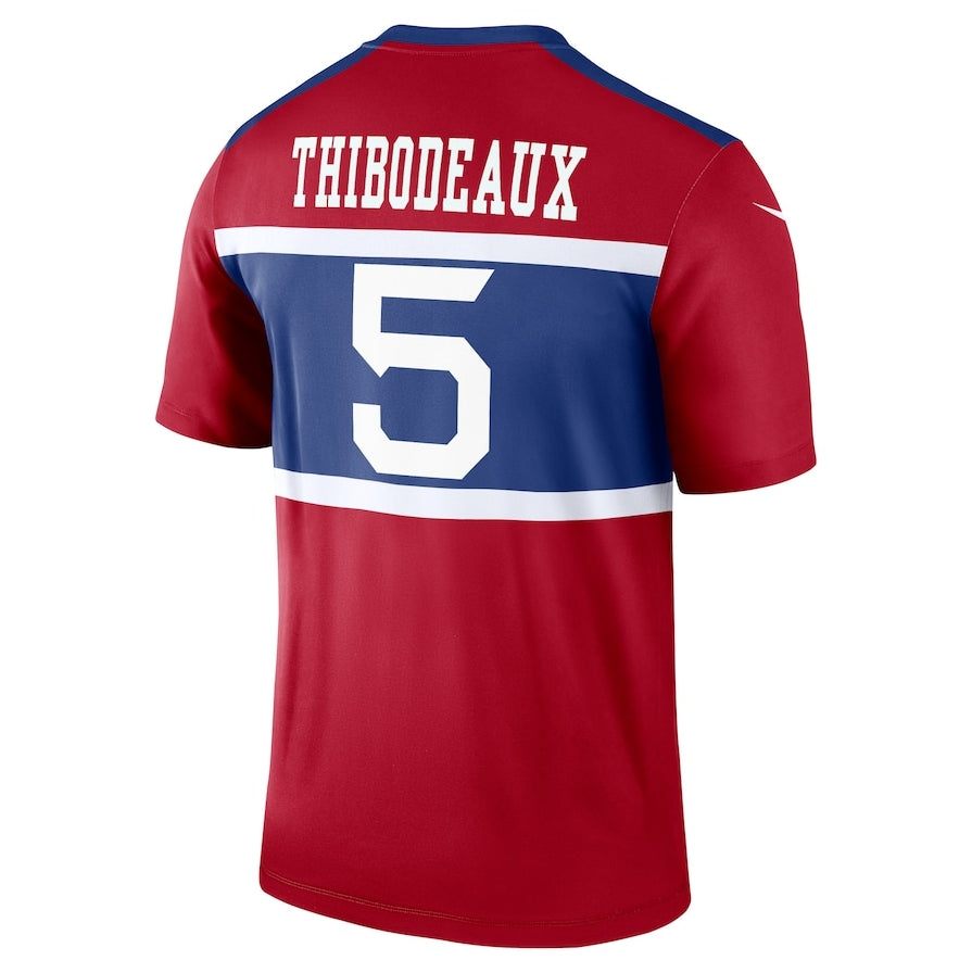 NY.Giants #5 Kayvon Thibodeaux Alternate Legend Player Jersey - Century Red American Football Jerseys - Main View