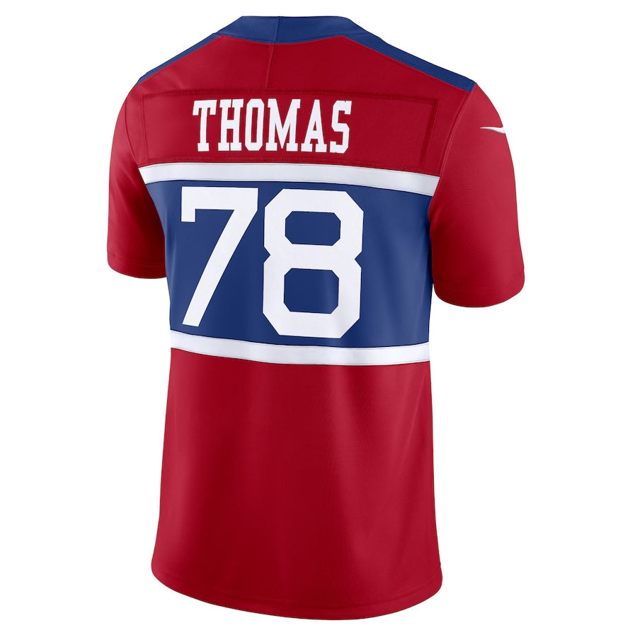 NY.Giants #78 Andrew Thomas Alternate Vapor F.U.S.E. Limited Jersey - Century Red American Football Jerseys - Main View